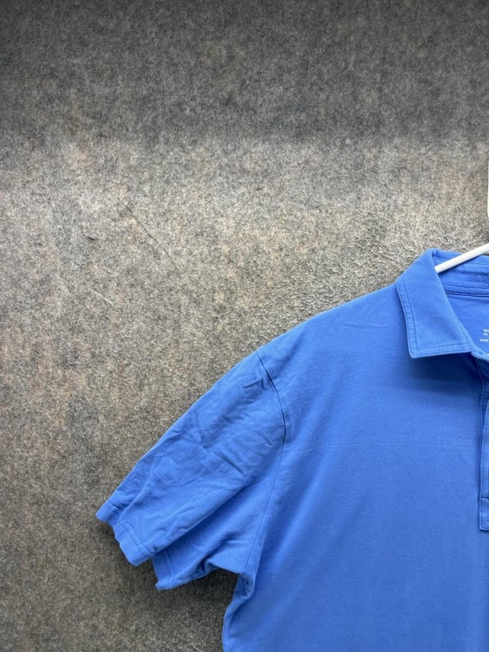 Johnnie-O Polo Shirt Men Large Blue Hangin Out Stretch Casual Pocket Logo - Picture 7 of 11
